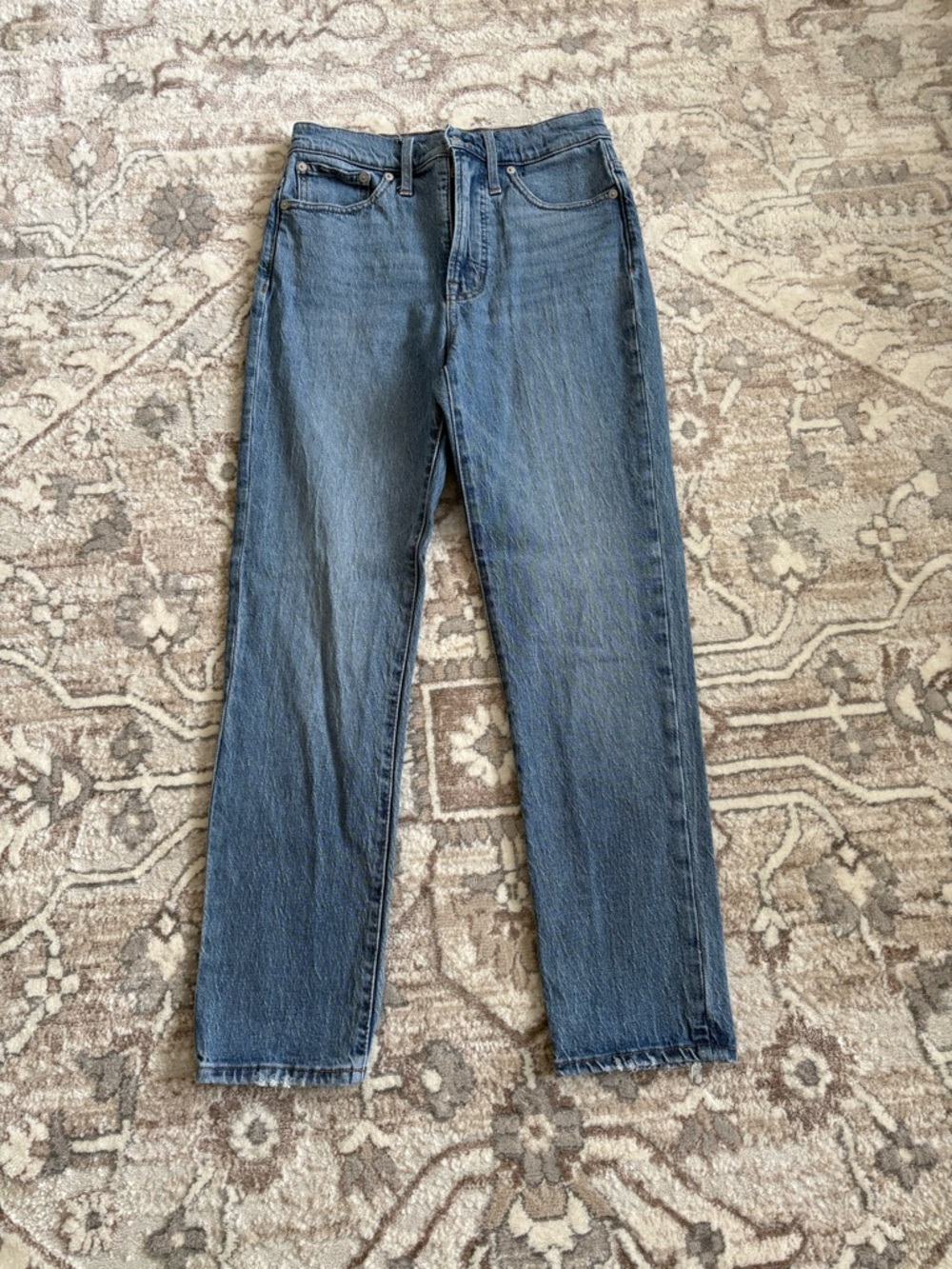Classic Women’s Blue Straight-Leg Jeans